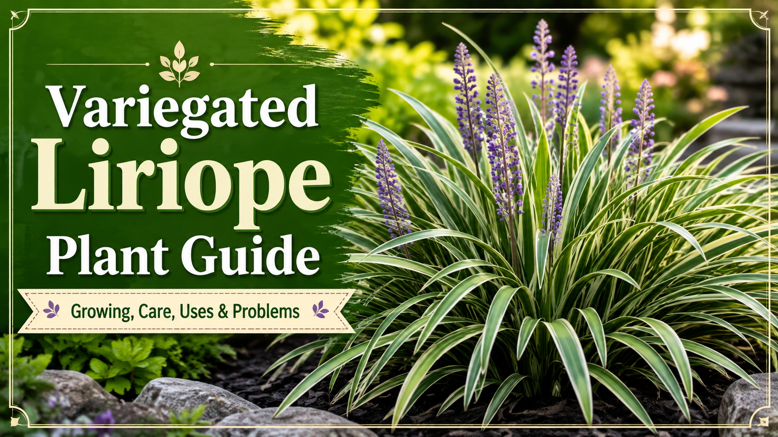 Variegated Liriope Plant Guide: Growing, Care, Uses & Problems