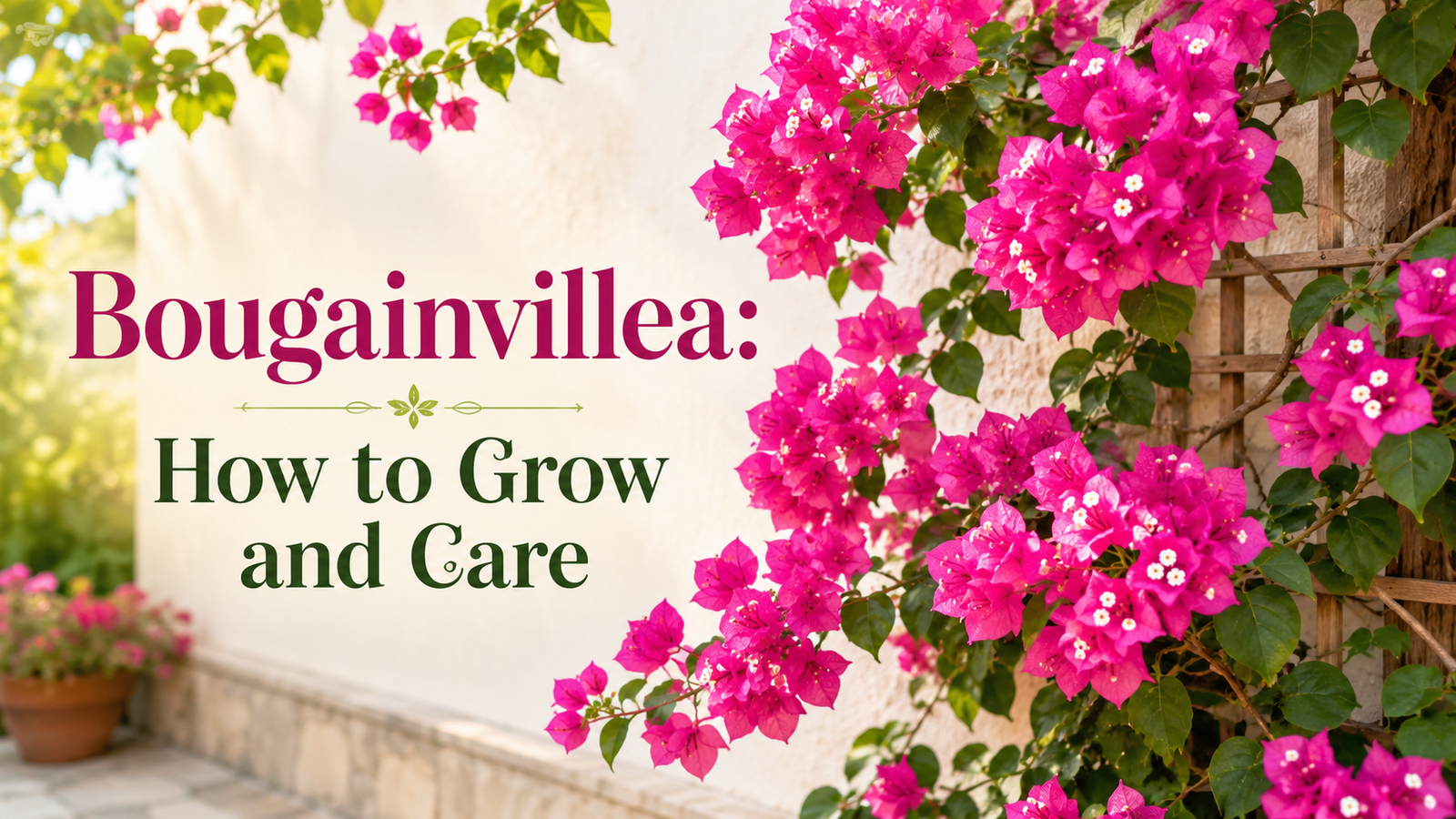 Bougainvillea: How to Grow and Care bougainvillea