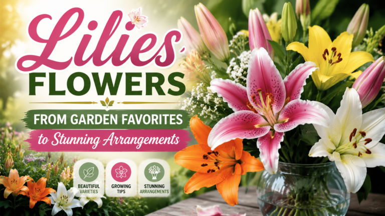 Lilies Flowers: From Garden Favorites to Stunning Arrangements lilies