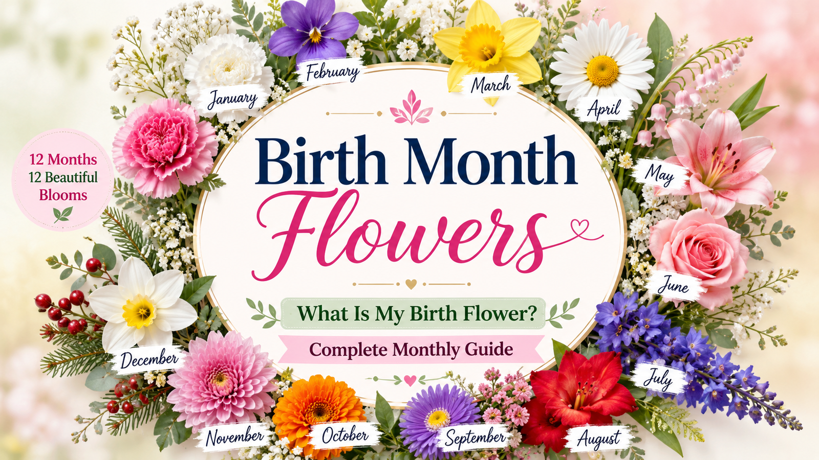 Birth Month Flowers: What Is My Birth Flower? Complete Monthly Guide birth month flowers