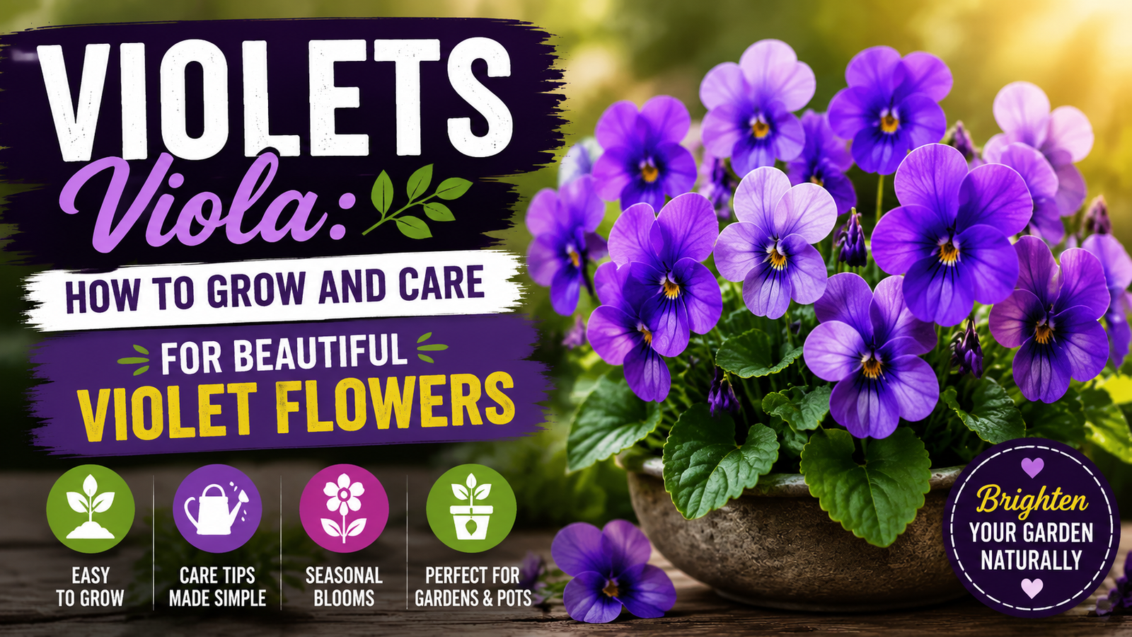 Violets Viola: How to Grow and Care for Beautiful Violet Flowers violet affleck