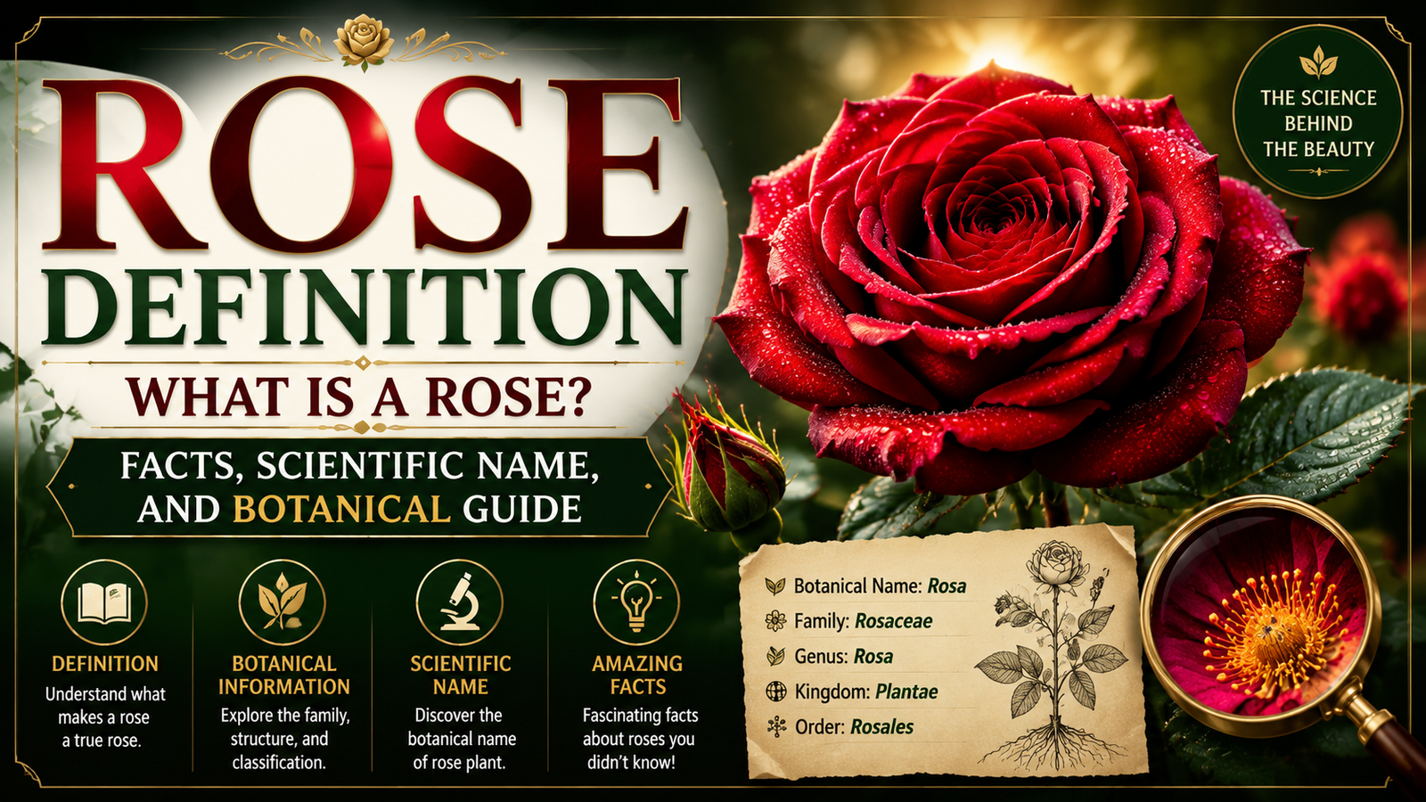 Rose Definition: What Is a Rose? Facts, Scientific Name, and Botanical Guide rose definition