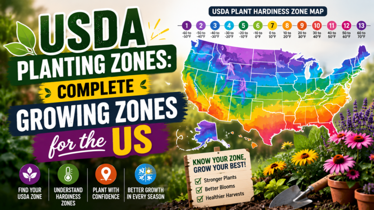 USDA Planting Zones: Complete Growing Zones for the US usda zone map