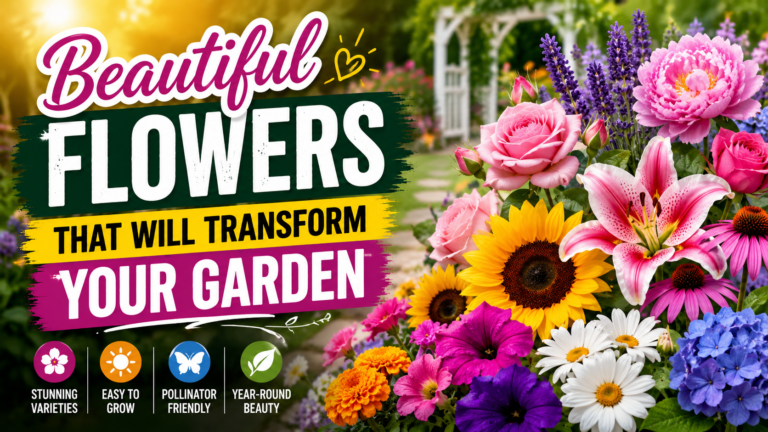Beautiful Flowers That Will Transform Your Garden flowers types