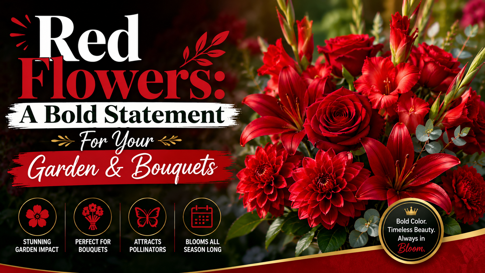 Red Flowers: A Bold Statement For Your Garden And Bouquets red flowers