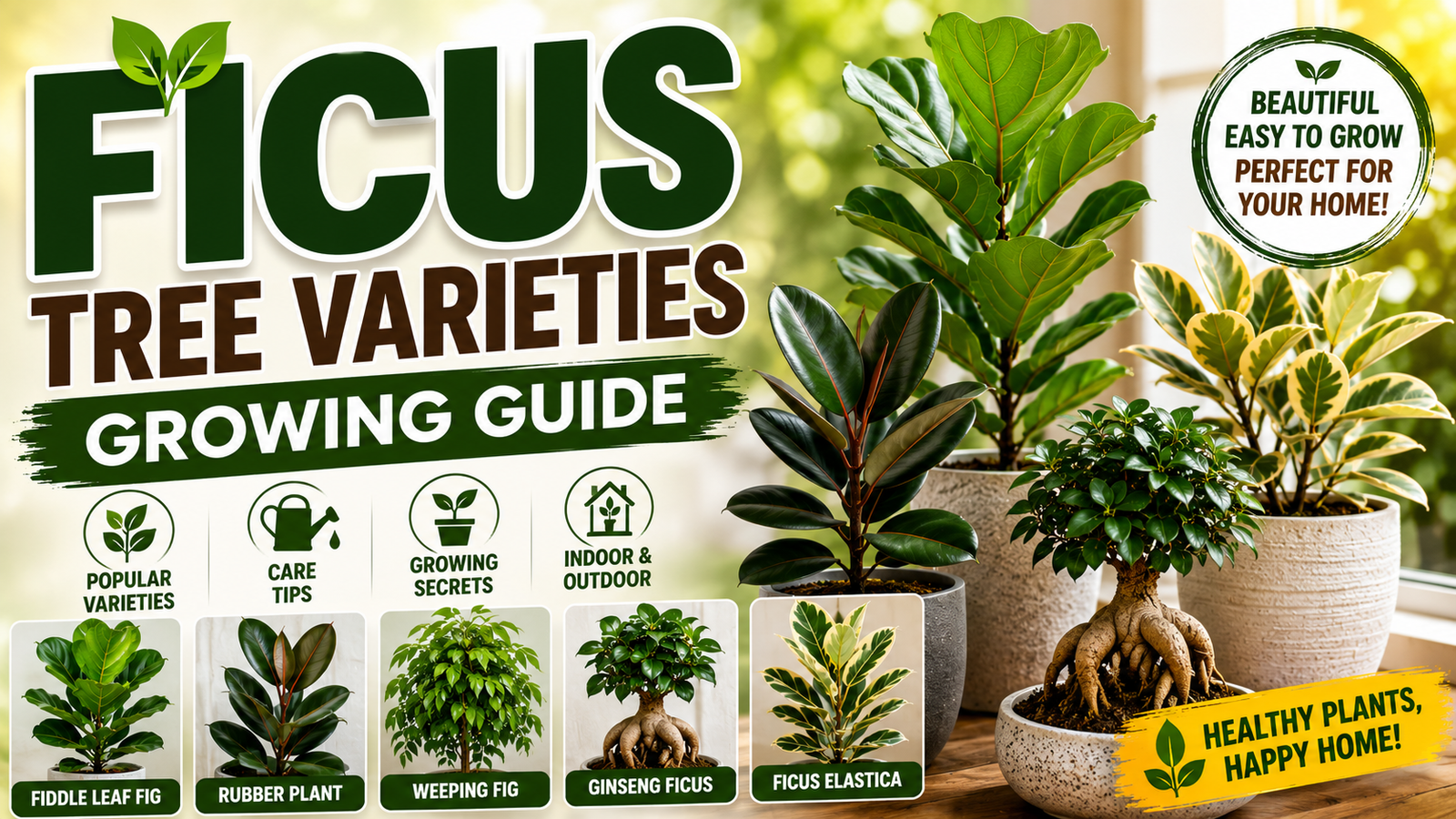 Ficus Tree Varieties Growing Guide ficus