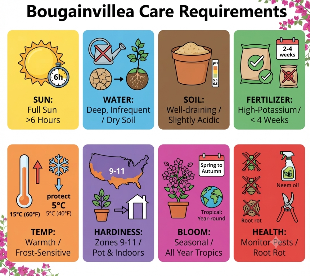 Bougainvillea: How to Grow and Care