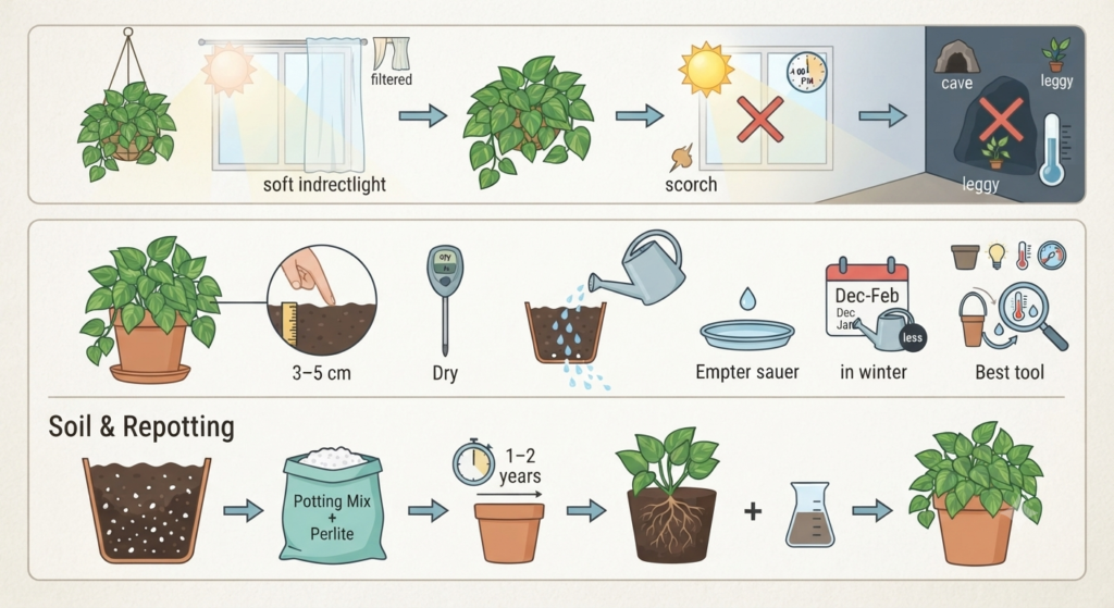 Pothos Plant Care Guide: How to Grow Devils Ivy Indoors (2026)
