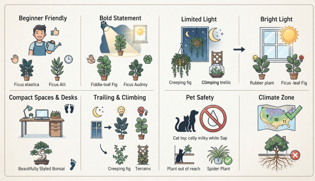 Ficus Tree Varieties Growing Guide