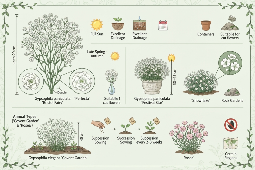 Baby Breath: How to Grow and Care for Gypsophila