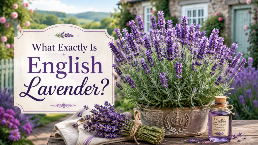 English Lavender: The Classic Fragrance You’ve Been Searching For English Lavender (Lavandula angustifolia) blooming with fragrant purple flowers in a summer garden