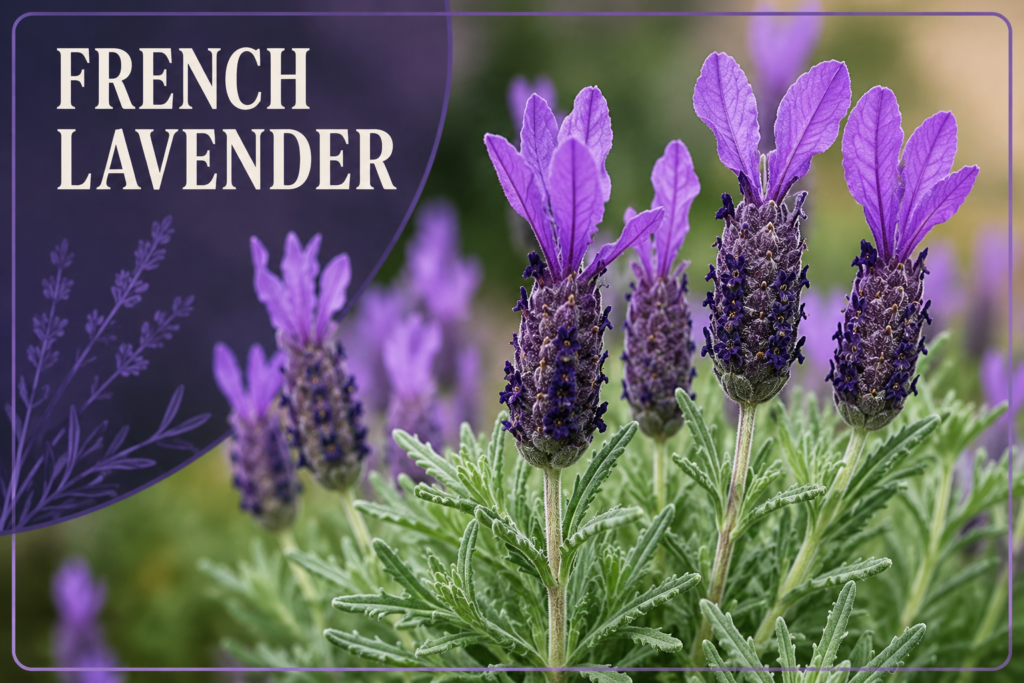 English Lavender: The Classic Fragrance You’ve Been Searching For French Lavender (Lavandula dentata) with toothed leaves and long-lasting purple blooms