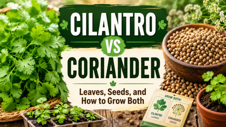 Cilantro vs Coriander: Leaves, Seeds, and How to Grow Both