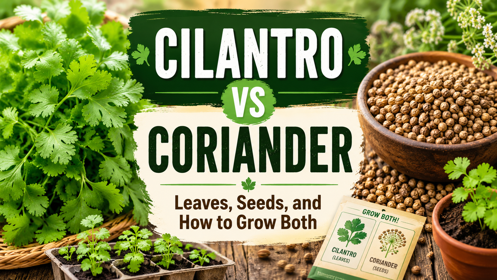 Cilantro vs Coriander: Leaves, Seeds, and How to Grow Both