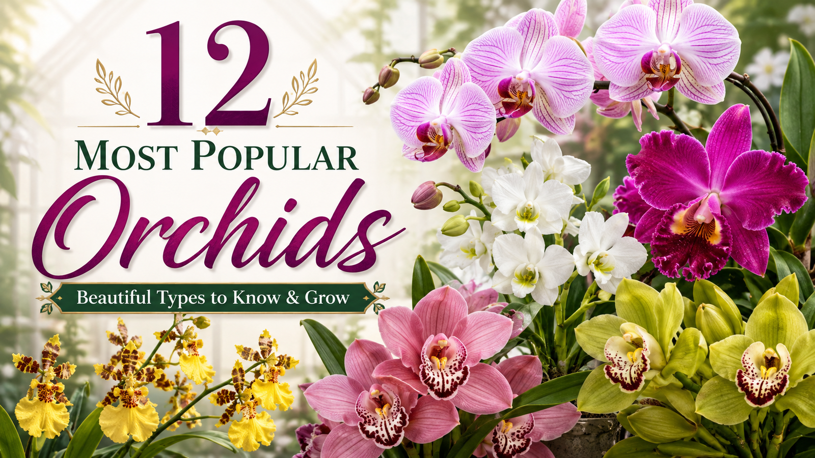 12 Most Popular Orchids: Beautiful Types to Grow at Home