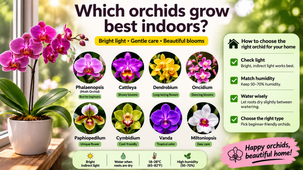 12 Most Popular Orchids: Beautiful Types to Grow at Home