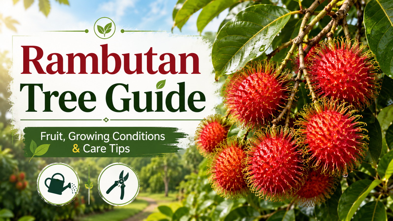 Rambutan Tree Guide: Fruit, Growing Conditions, and Care Tips