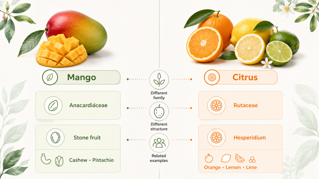 Is Mango a Citrus Fruit?