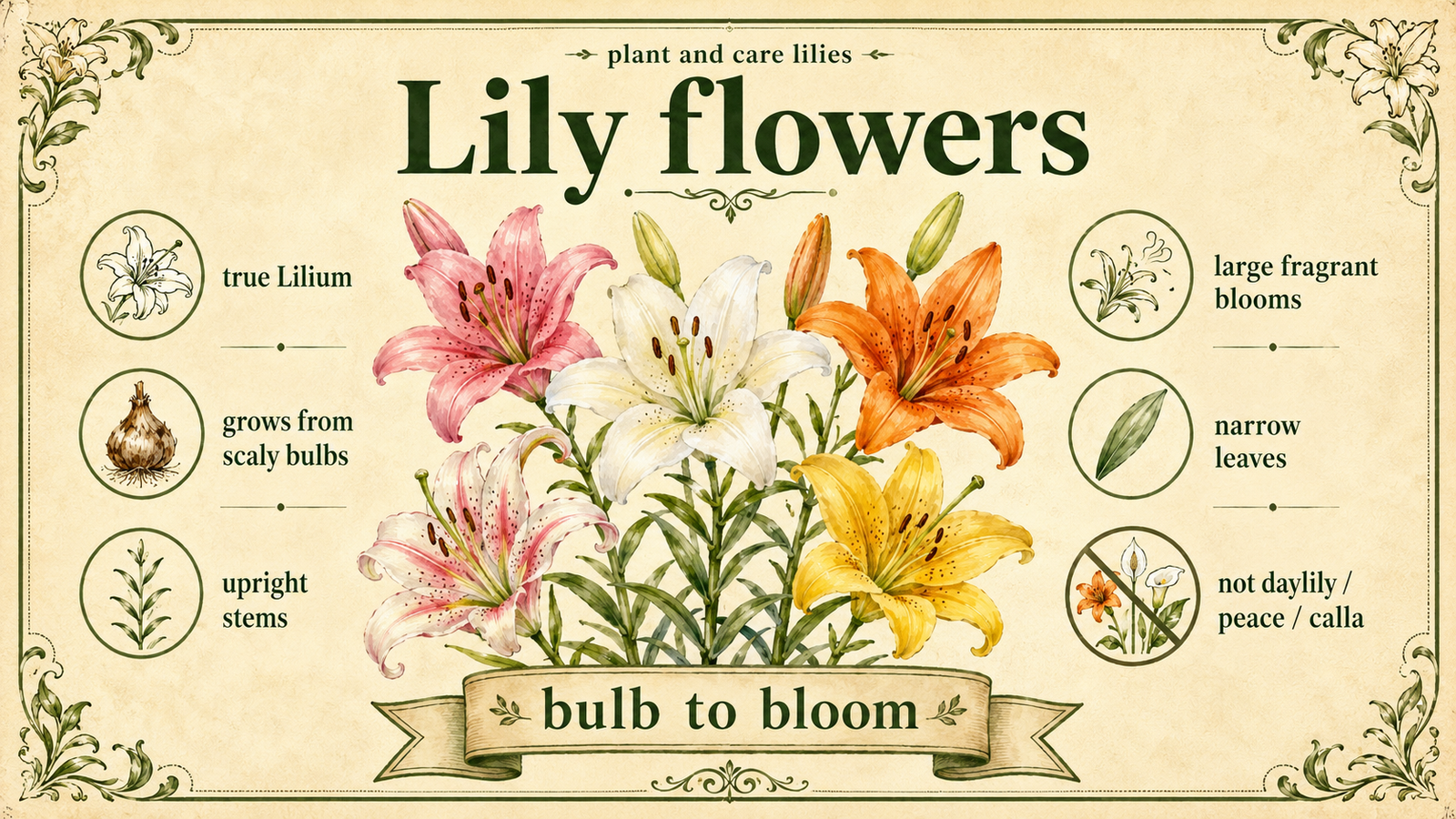 Learn How to Plant and Care for Your Lilies: Lily flowers Learn How To Plant And Care For Your Lilies: lily flowers