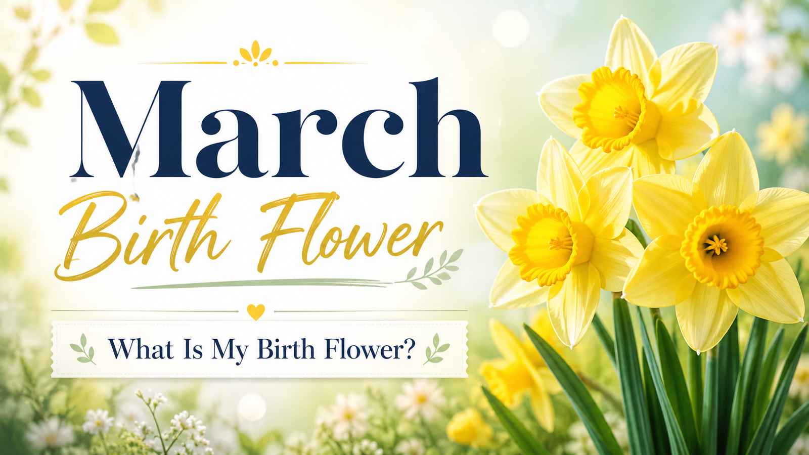 March Birth Flower: What Is My Birth Flower?