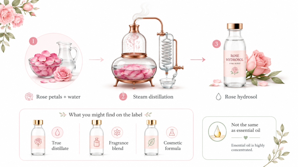 Rose Water: A Complete Guide to Its Uses, Benefits, Safety and How to Use It