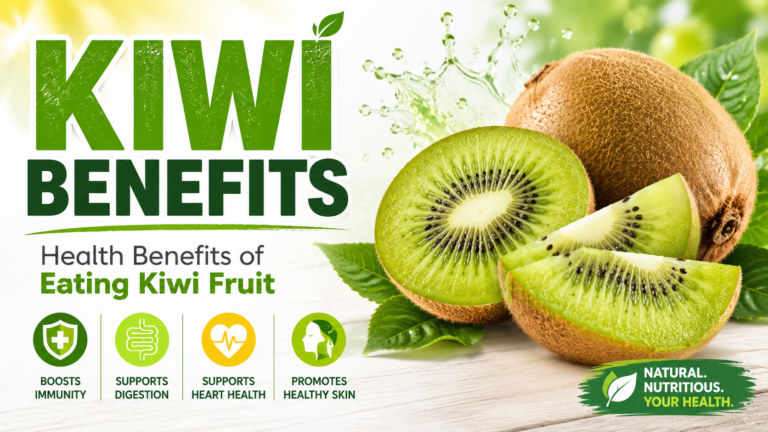 Kiwi Benefits: The Health Benefits of Eating Kiwi Fruit
