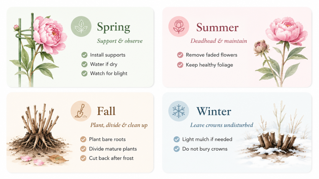 Learn How To Plant And Care For Your Peonies