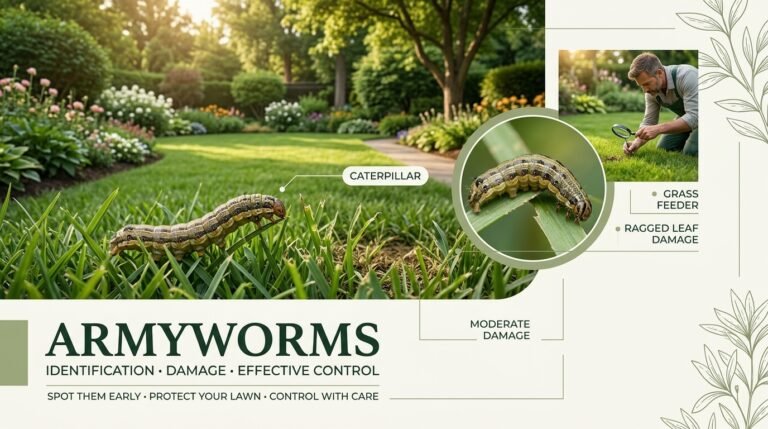 Army Worms: Identification, Damage & Effective Control Guide Army worms feeding on crops, showing leaf damage and visible caterpillars.