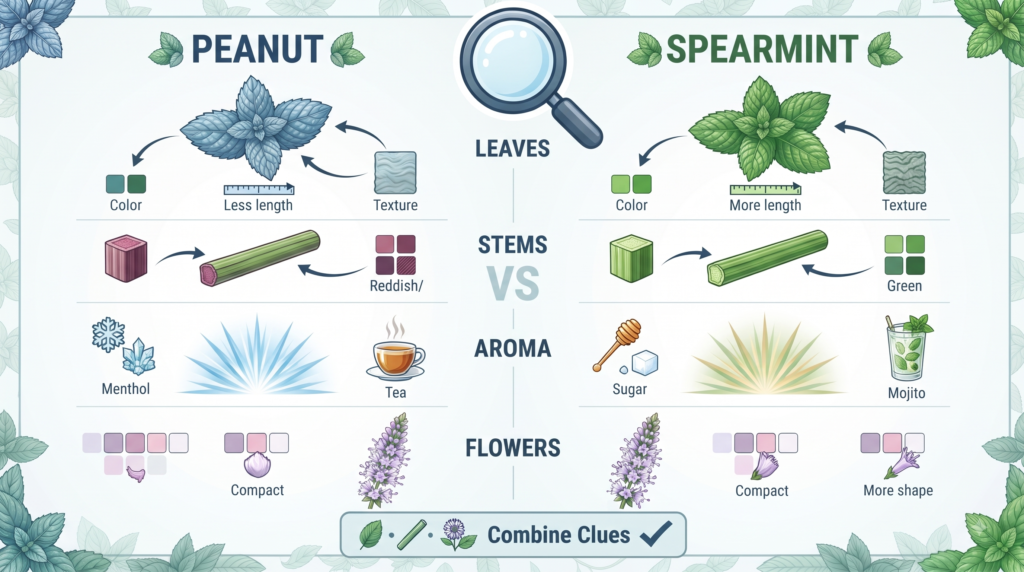 Peppermint vs Spearmint Plant: Differences, Uses, and Growing Tips