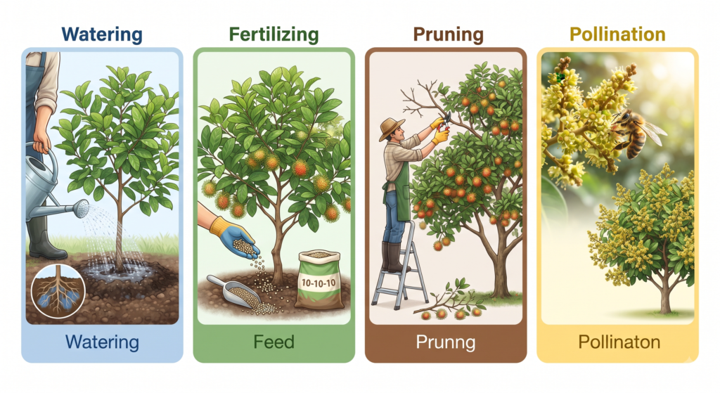 Rambutan Tree Guide: Fruit, Growing Conditions, and Care Tips