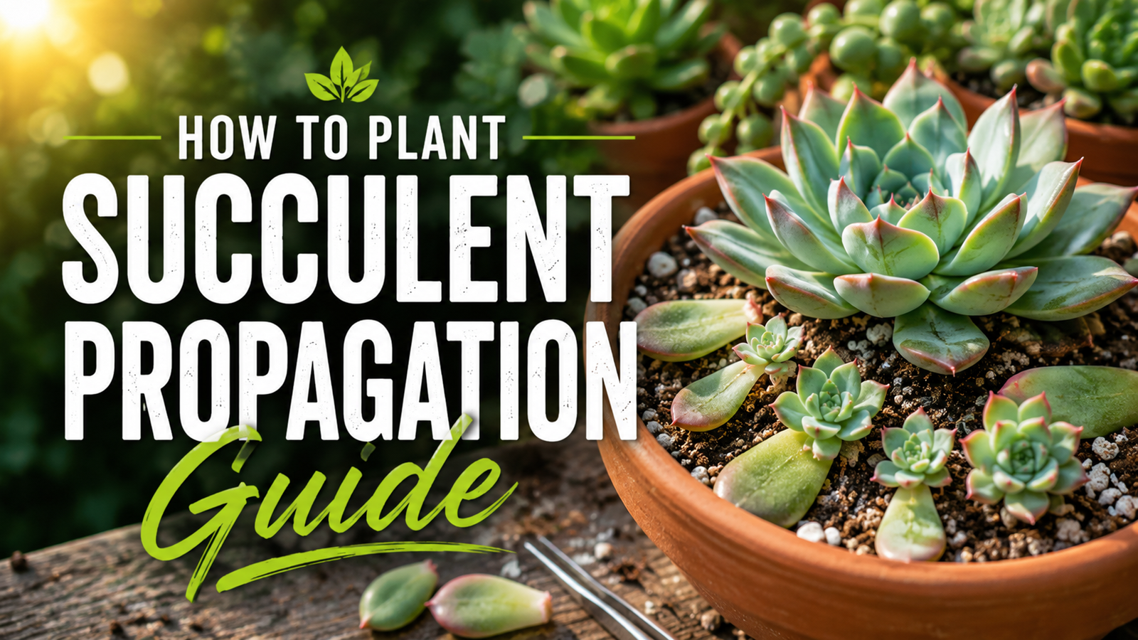 How to Plant Succulents: Grow & Propagate from Cuttings How to plant succulents from healthy cuttings in a home garden