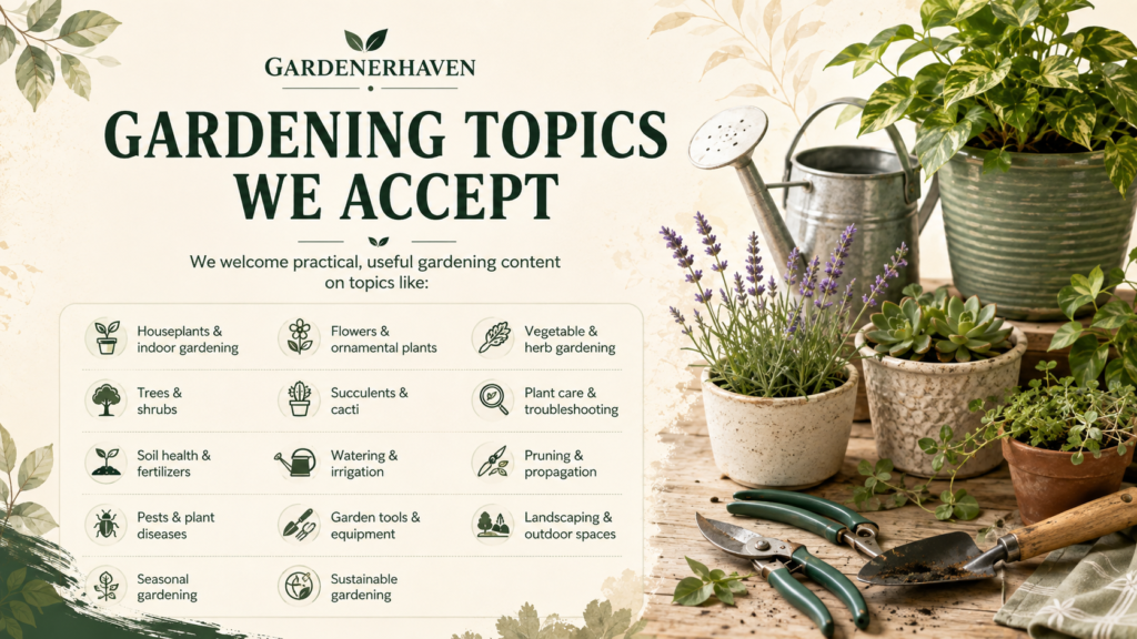 Write for Us – Gardening Guest Posts