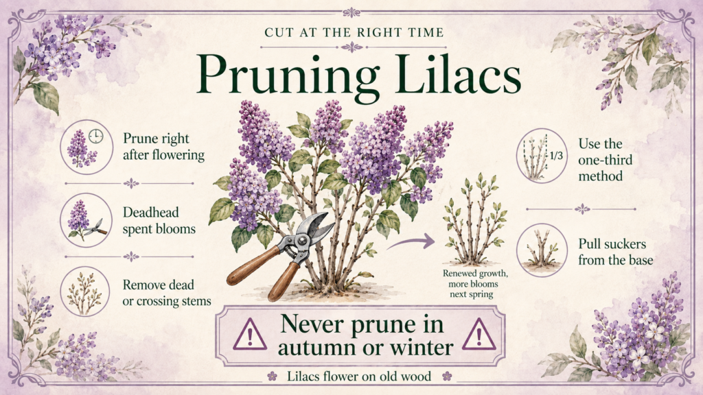 How to Plant, Grow, and Care for Lilac Bushes: Full Guide Close-up of lilac flower clusters with green leaves