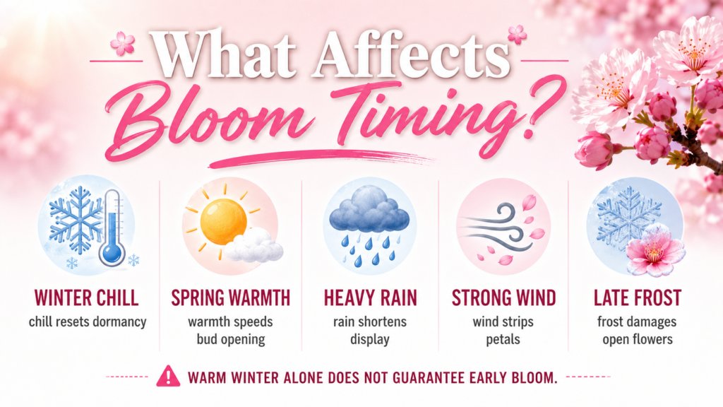 Cherry Blossom: Blooming Seasons for Flowering Cherry Trees Beautiful row of flowering cherry trees in full spring bloom