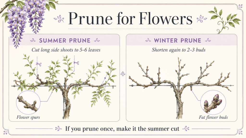 How to Grow Wisteria: Planting, Care & Growing Success Guide How to grow wisteria with proper pruning for healthy growth and blooms