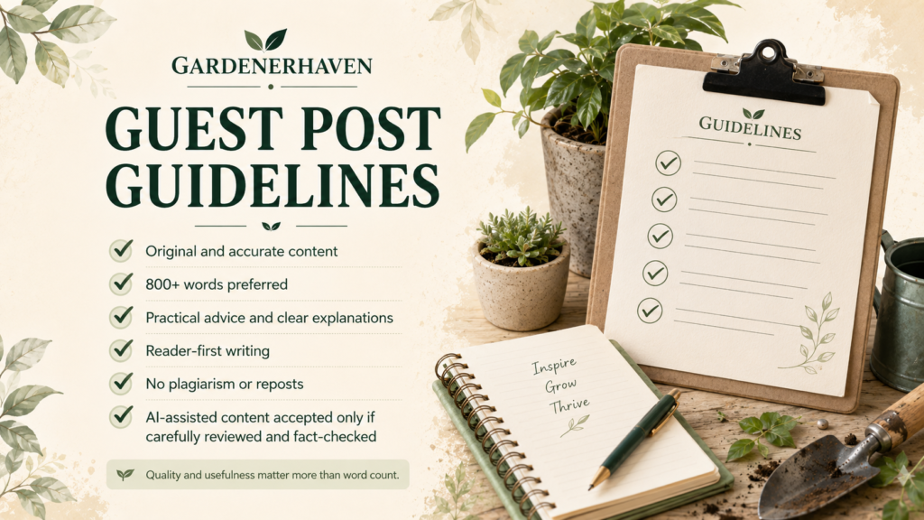 Write for Us – Gardening Guest Posts