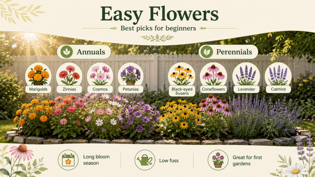 How to Start a Flower Garden: Planning, Planting & Care How to start a flower garden with colorful annual and perennial flowers