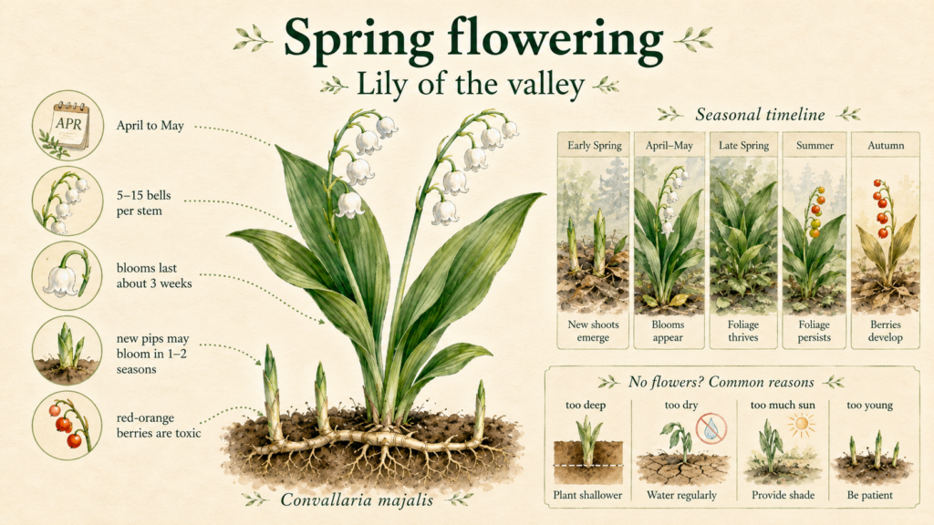 Lily of the Valley: The Complete Growing & Care Guide Lily of the valley plants growing in a shaded garden bed
