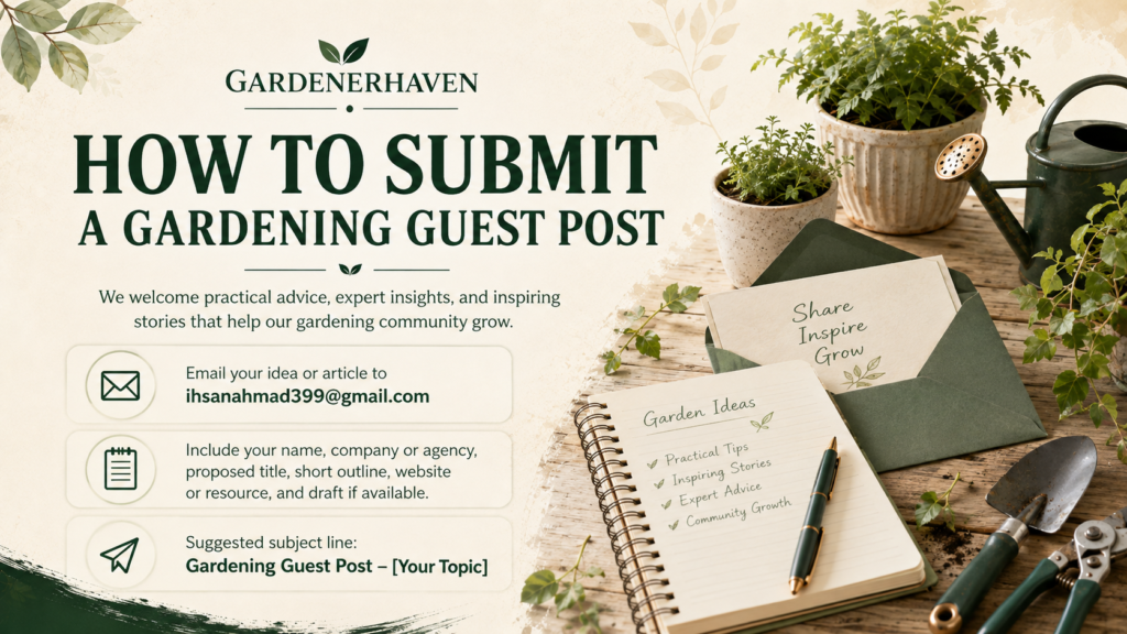 Write for Us – Gardening Guest Posts