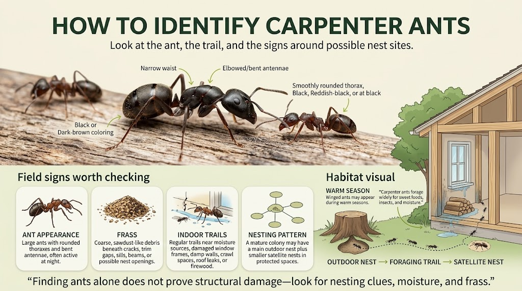 Carpenter Ants: Identification, Damage & Control