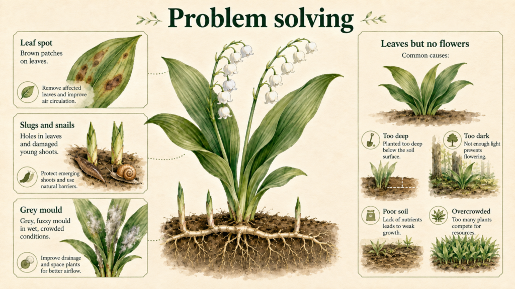 Lily of the Valley: The Complete Growing & Care Guide Lily of the valley growing naturally in a woodland garden