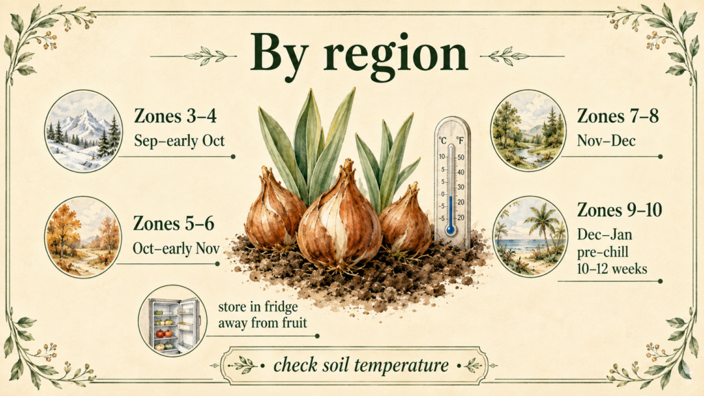 When to Plant Tulips: Complete Tulip Bulb Growing Guide Colorful tulips blooming in a sunny spring garden