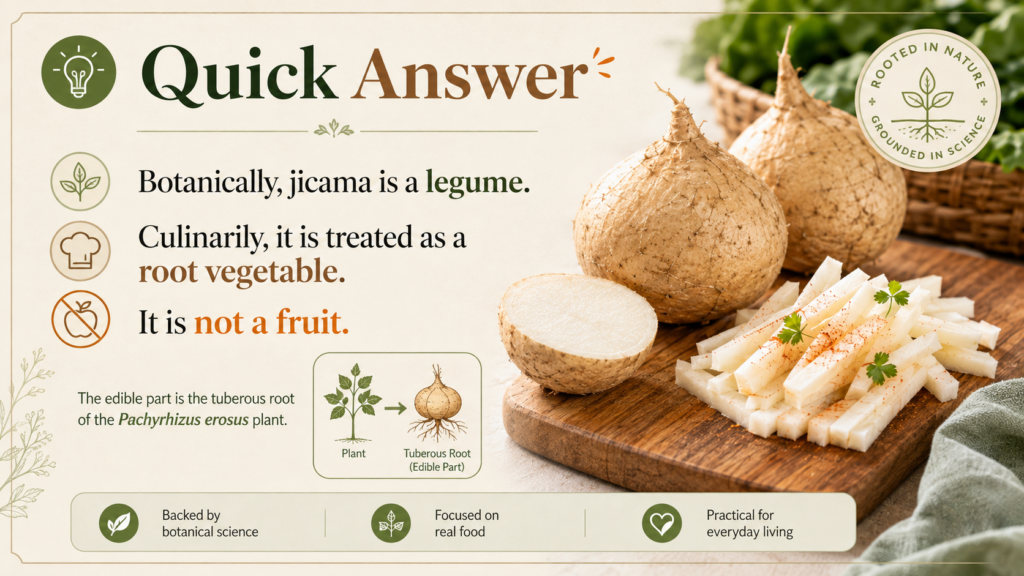 Is Jicama a Fruit or Vegetable?